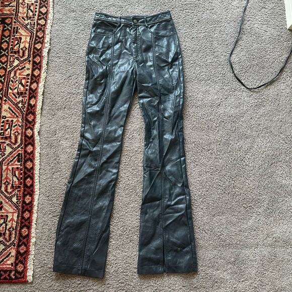 cinq a sept Shanis Vegan Leather Pants - Picture 1 of 10